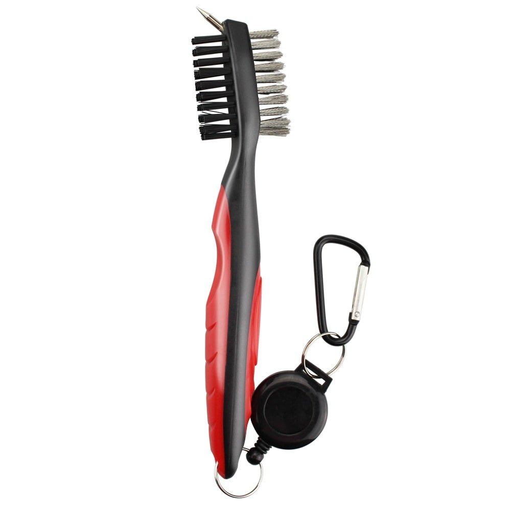 Golf Club Brush and Golf Club Groove Cleaner 2 in 1, 2ft