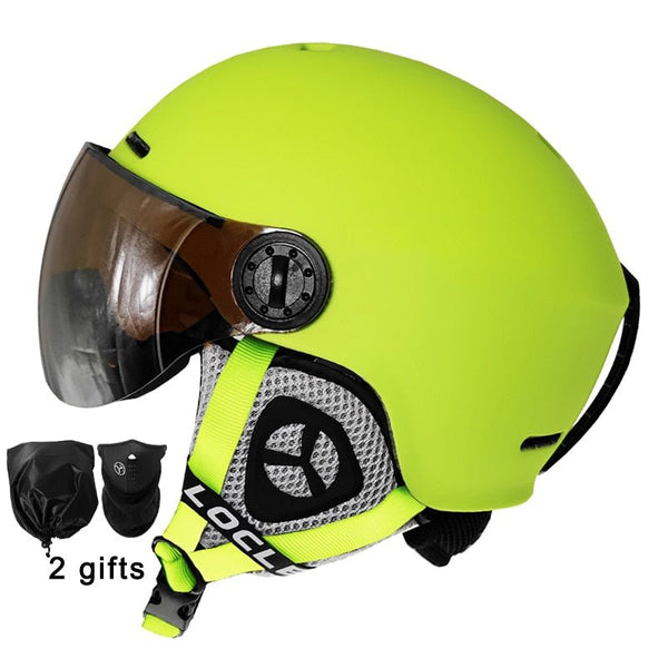 Stylish Ski/Snowboard Helmet With Visor -winter sport- The Big Sports