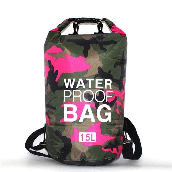 Camouflage Waterproof Dry Backpack -camping gear- The Big Sports