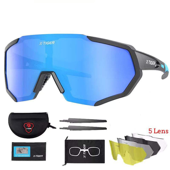 Detachable Protective Sports Glasses with 5 Lenses -cycling gear- The Big Sports