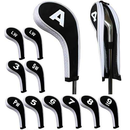 Numbered & Zippered Golf Club Headcover Set -golfing gear- The Big Sports