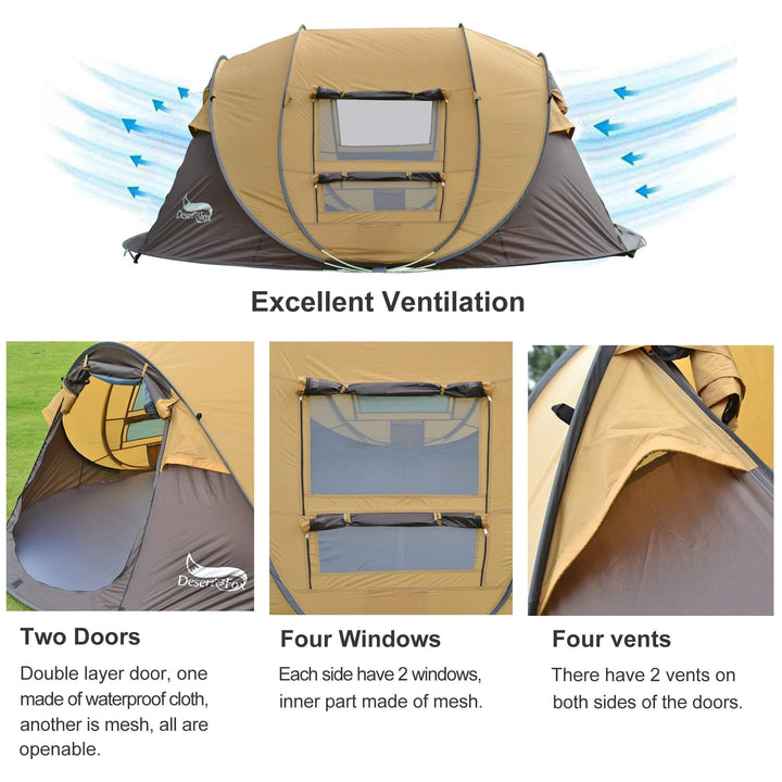 Pop-up Dome Camping Tent -camping gear- The Big Sports