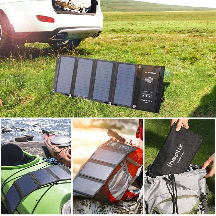 Portable Solar Panel Charger For Camping -camping gear- The Big Sports