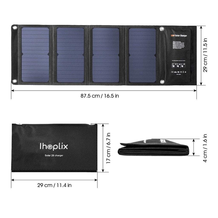 Portable Solar Panel Charger For Camping -camping gear- The Big Sports