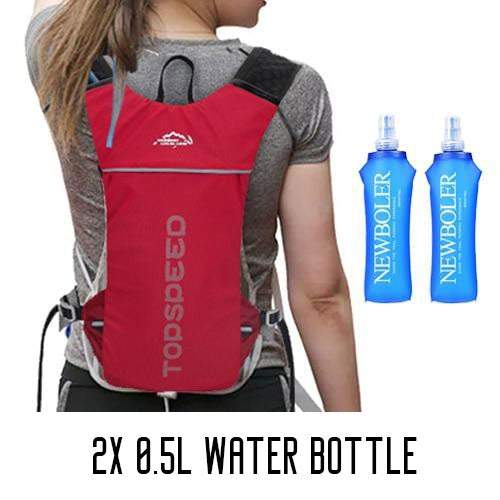 Reflective Hydration Backpack For Hiking & Running -hiking gear- The Big Sports