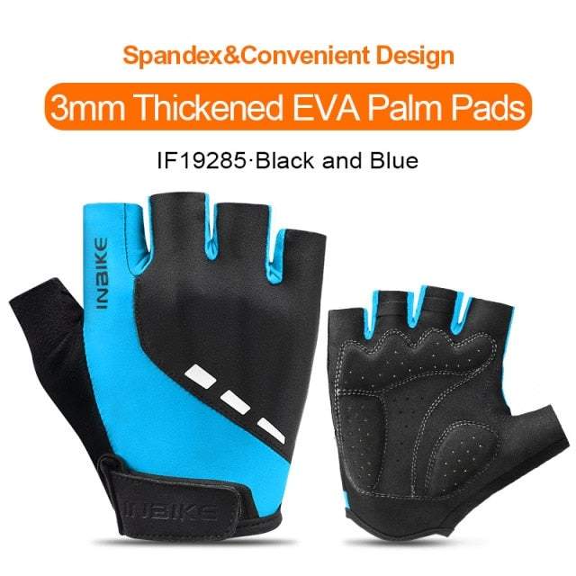Shockproof Gel Pad Cycling Gloves -cycling gear- The Big Sports