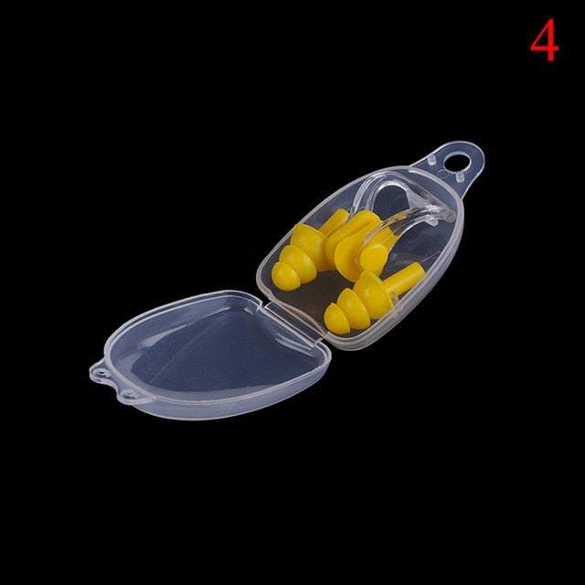 Silicone Earplugs Nose Clip Set For Watersports -water sport- The Big Sports