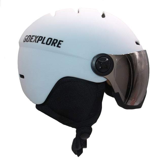 Ski/Snowboard Helmet With Visor -winter sport- The Big Sports