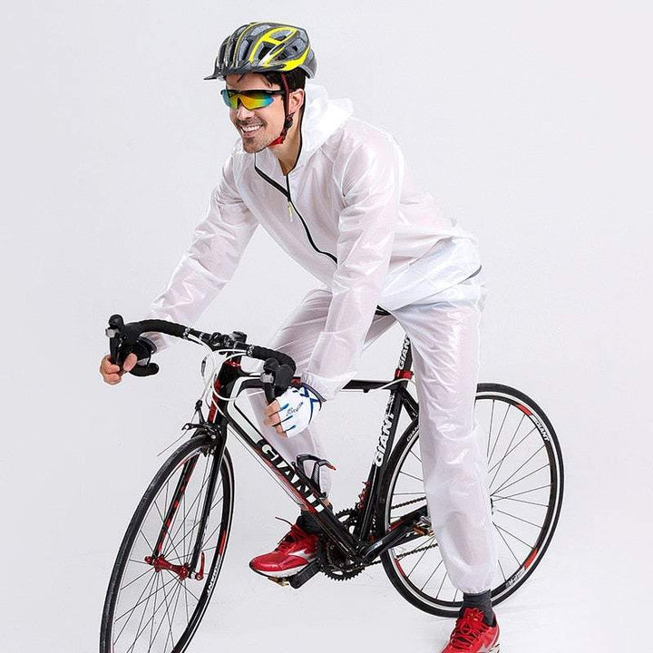 Sporting Rain Jacket & Pant Set -cycling gear- The Big Sports