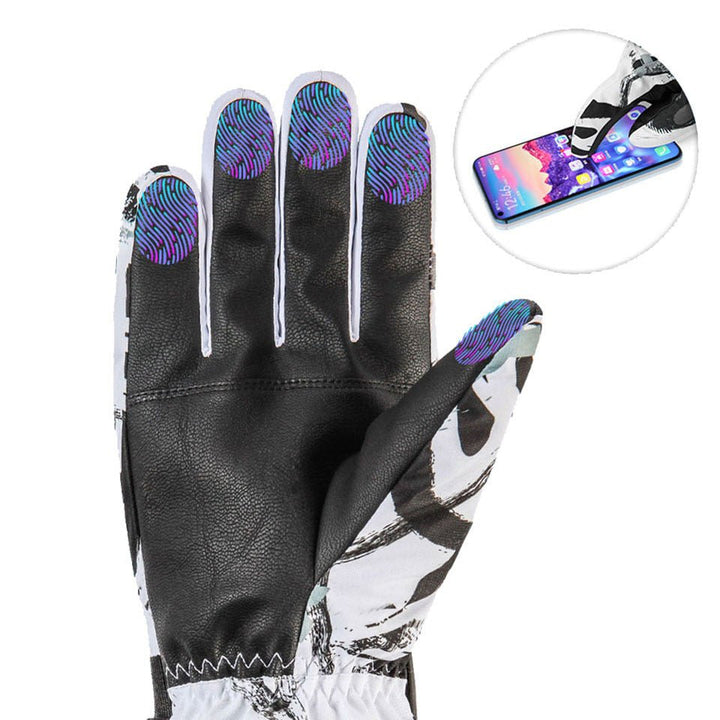 Stylish Moisture-wicking Ski Gloves -winter sport- The Big Sports